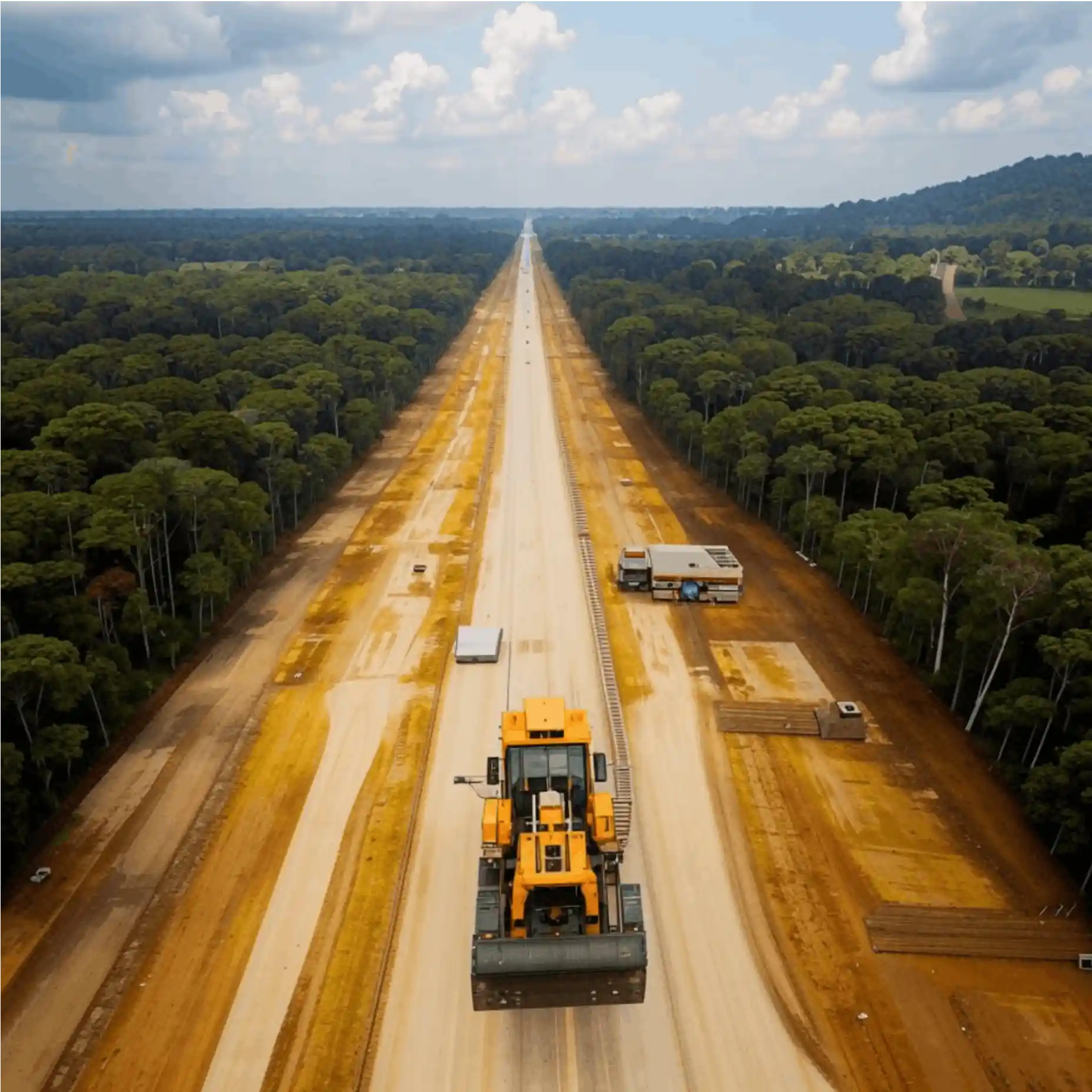 18 important Points for road construction Road Construction in progress