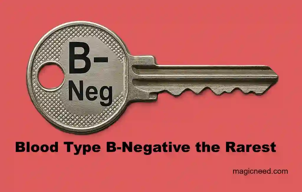 Blood Type B-Negative the Rarest