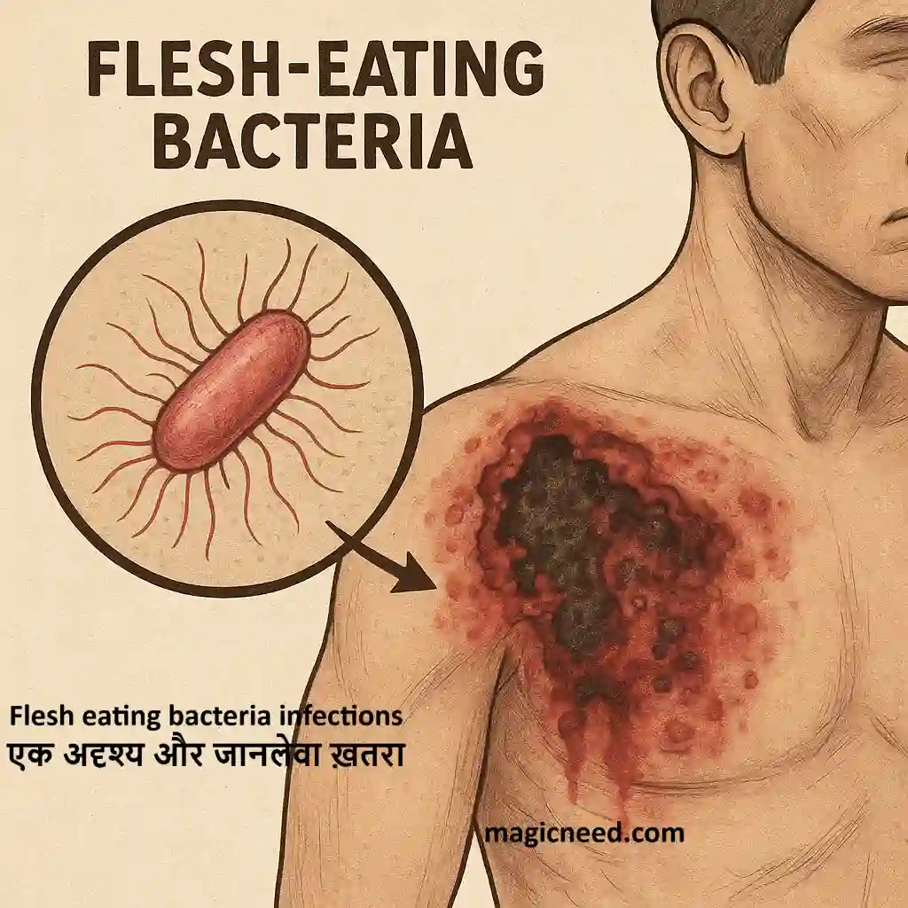 Flesh eating bacteria infections
