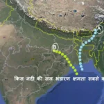 Which river has the lowest water storage capacity